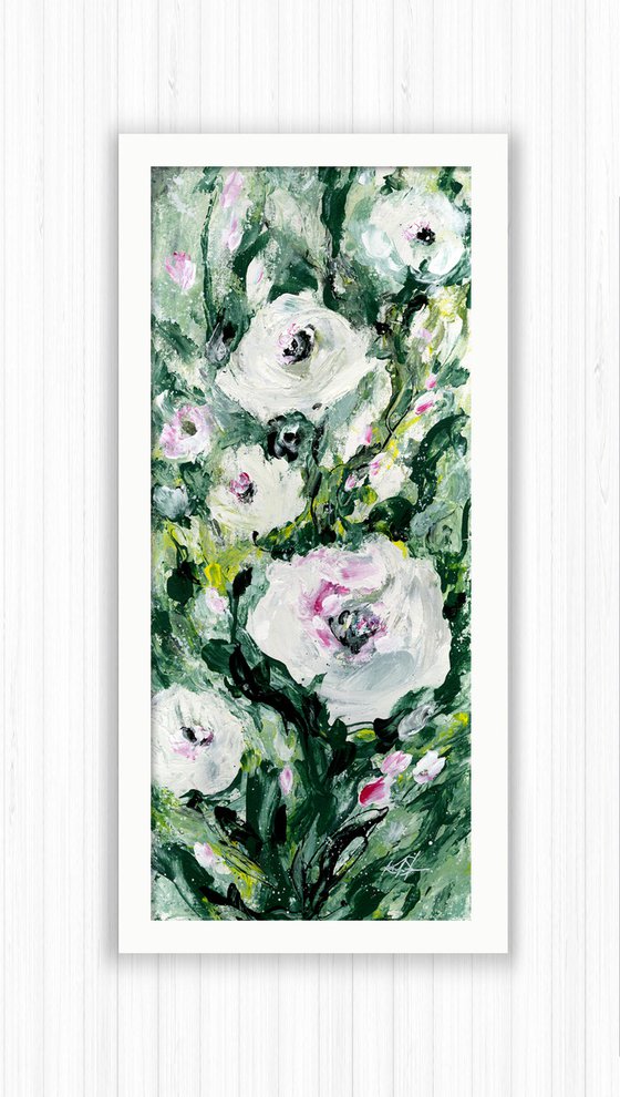 Love Remains - Floral painting by Kathy Morton Stanion