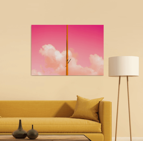 The Pink Half | Limited Edition Fine Art Print 1 of 10 | 90 x 60 cm