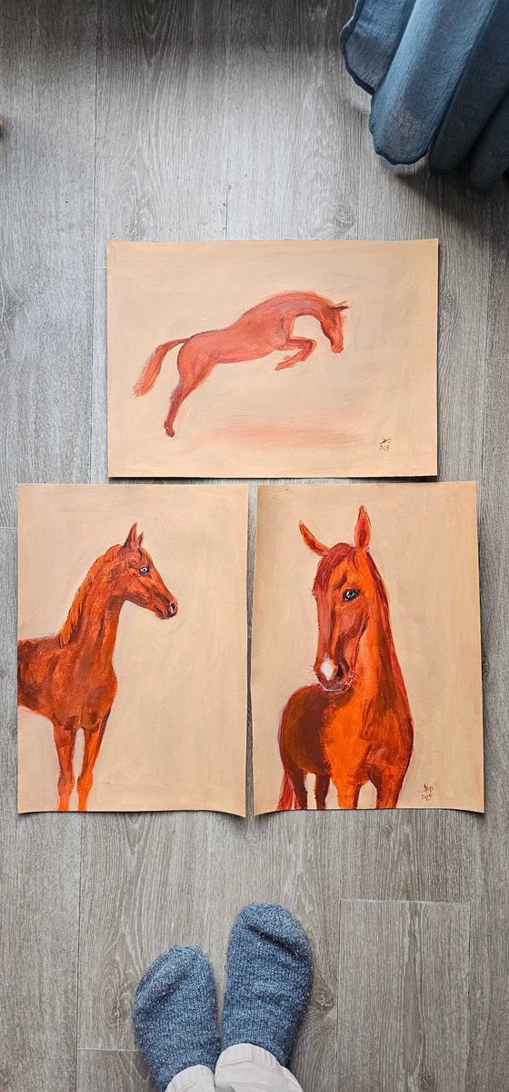 The horse of my chestnut heart