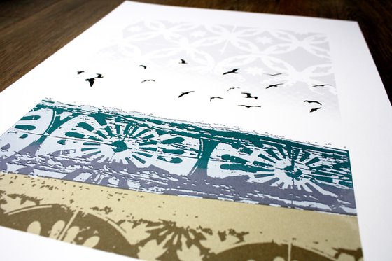 Ocean Breeze (screen print)