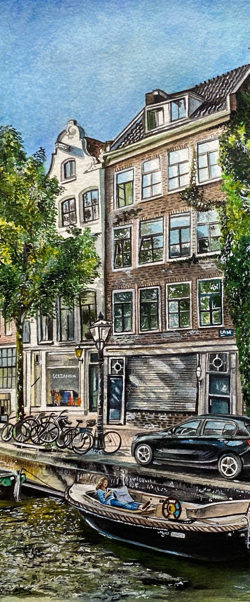 AmsterdamCanals by Farzaneh Maddahi