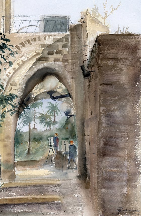 Plein Air in Old Jaffa