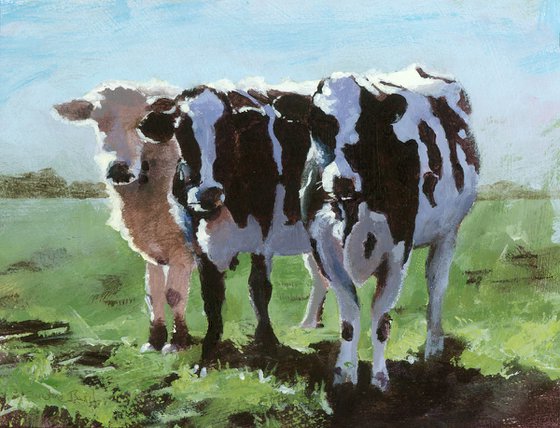 Three cows