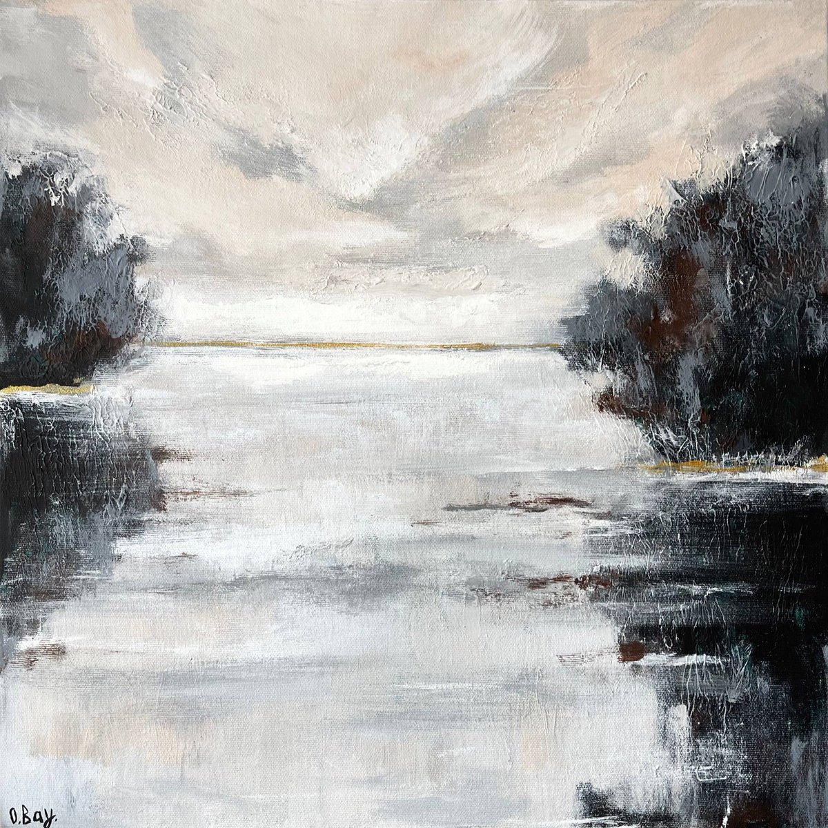  Calmness #2 By Olesya Bay, 20 X 20, Artwork For Sale On Artfinder