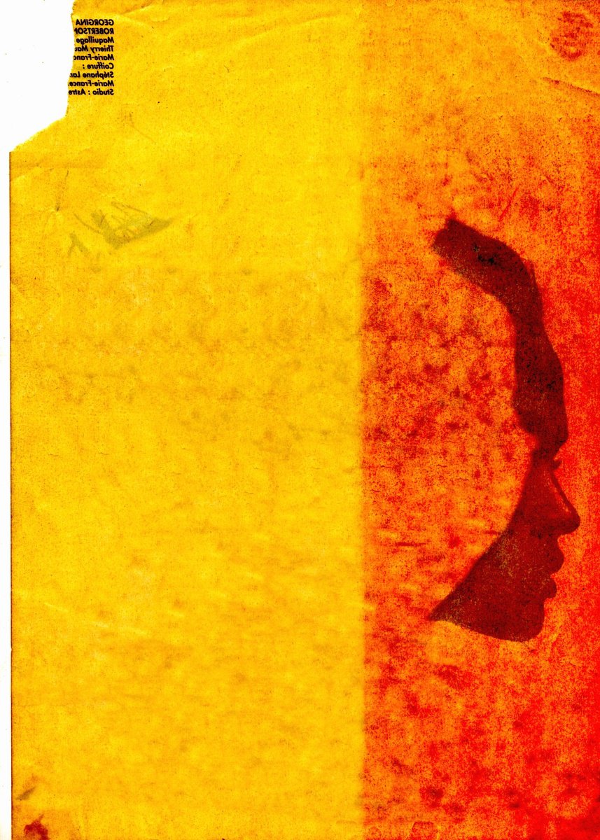 Surrealistic Portrait Giclee Print By Philippe Berthier, 20 X 28", Color Substance......., Original Artwork