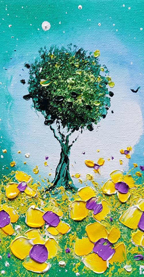 "Jade Tree & Flowers in Love" by Phil Broad