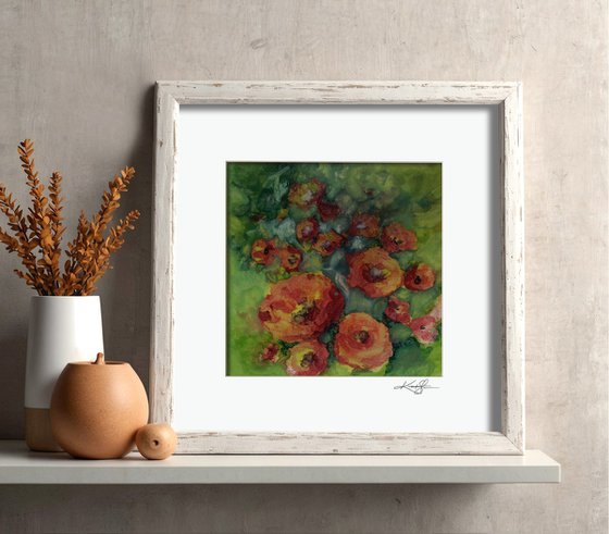 Encaustic Floral 46