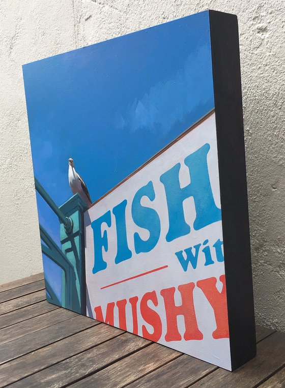 Fish with Mushy peas