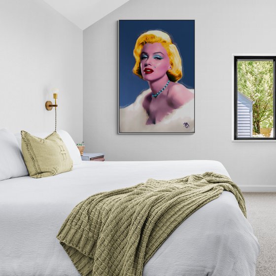 Marilyn Monroe N-27 - Large Pop art Giclée print on Canvas