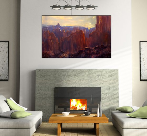 MY COLORADO. Large Painting.