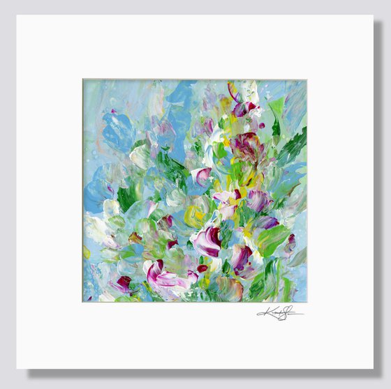 Floral Fall 4 - Floral Abstract Painting by Kathy Morton Stanion