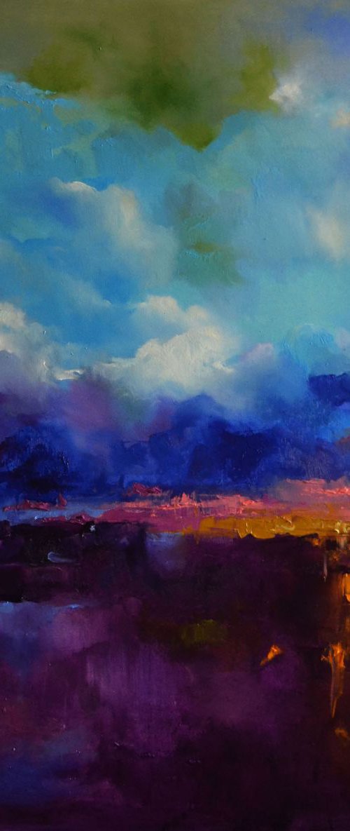 Eggplant Land II by Zhanna Kondratenko