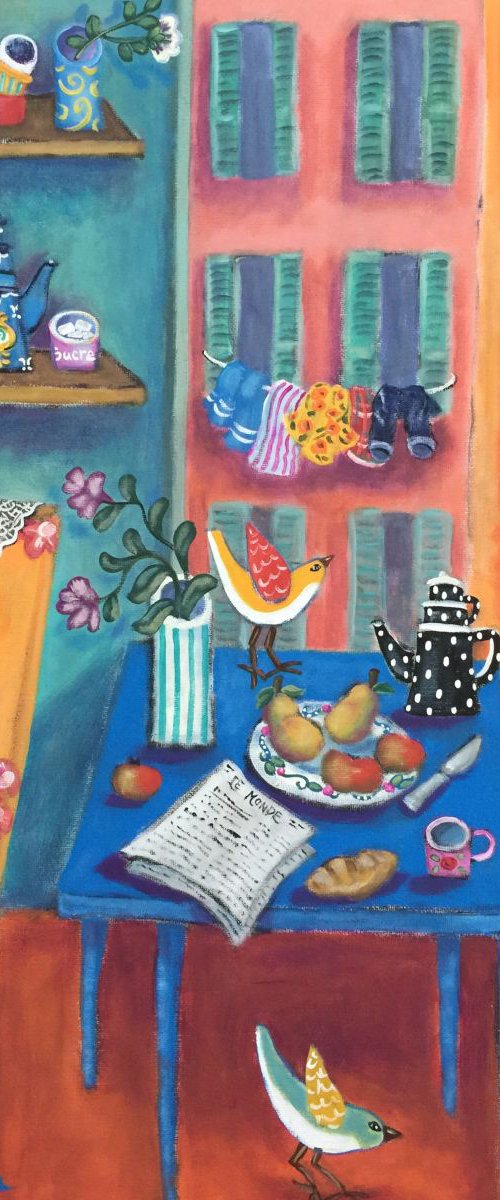 "l'Interior, a' Menton; by Holly Wojahn