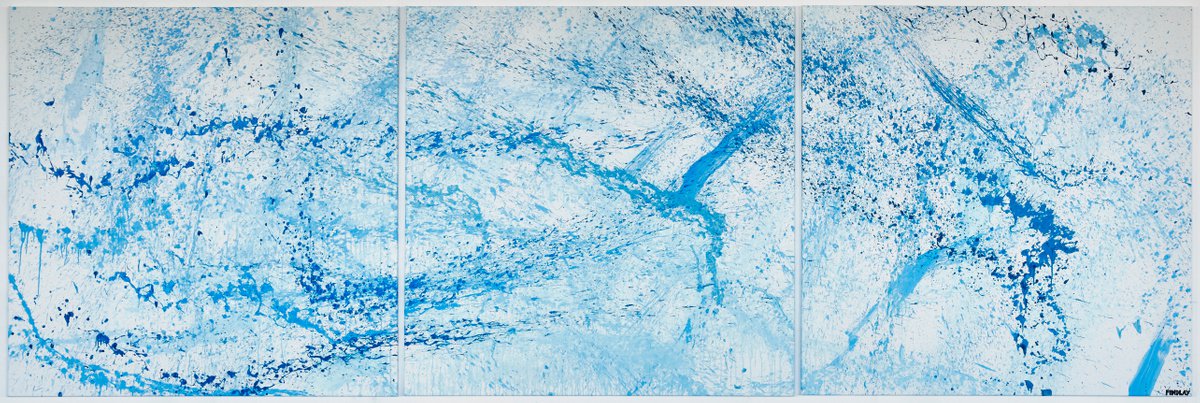 Swirls Blue 2 by Simon Findlay