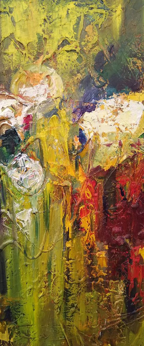 Evening Flowers by HELINDA (Olga Müller)