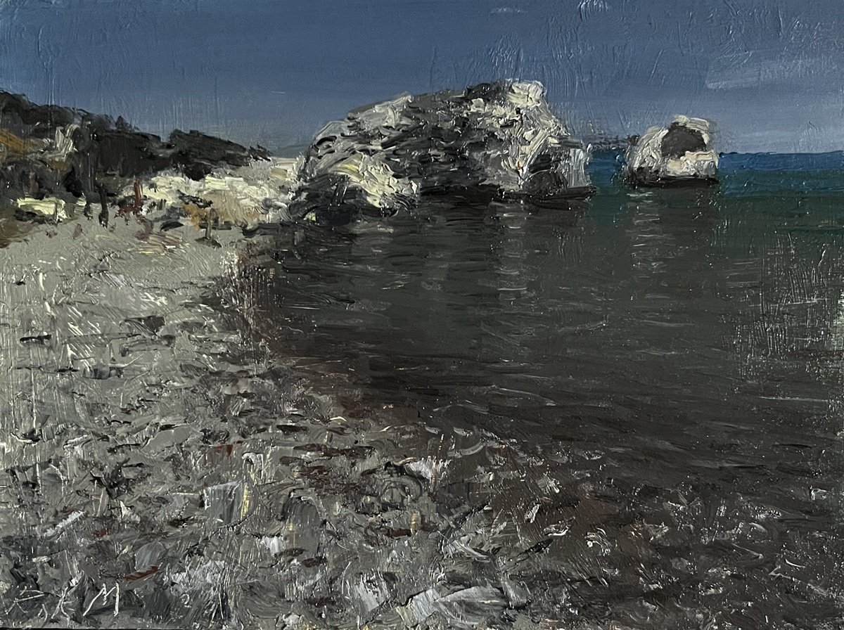 Warm Sea By Michael Rak, 8 X 6, Artwork For Sale On Artfinder