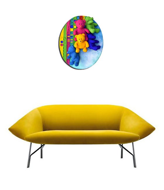 Set Photo: Teddy bears n.1, n.2, n.3