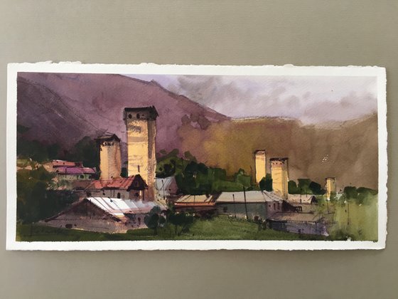 Sketch.  Svaneti