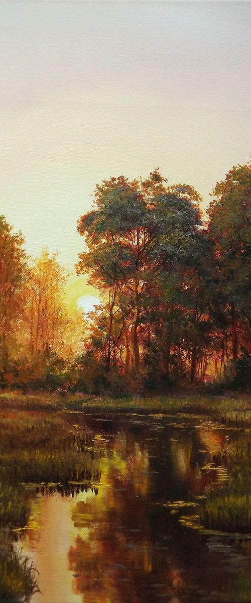 Red Sunset by Oleg Riabchuk