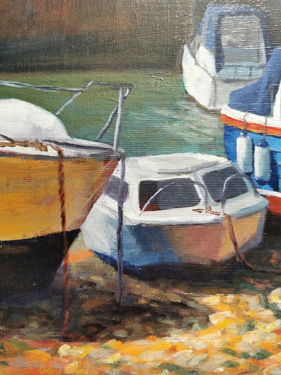 Boats at Mutton Cove (Plymouth)