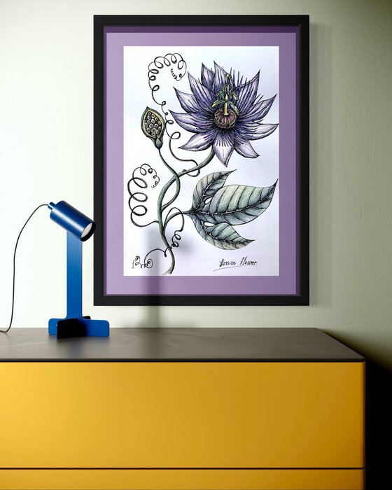 PASSION FRUIT FLOWER
