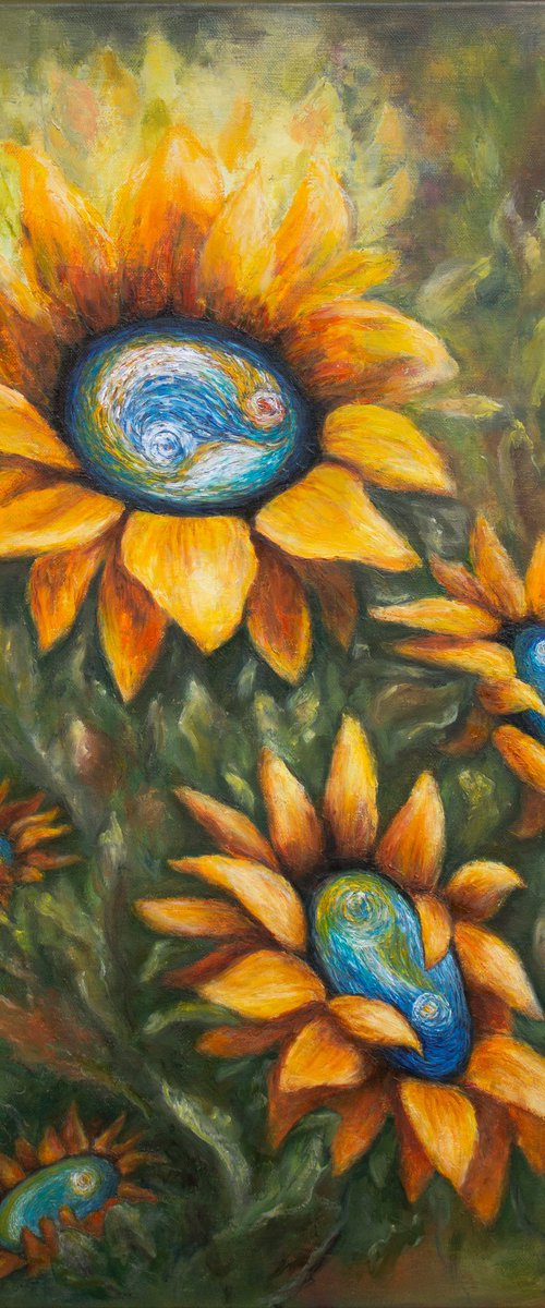 GOGH FLOWERS by Mila Moroko