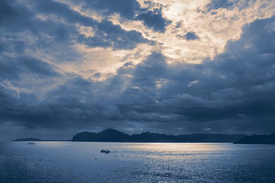 Evening on the seaside.