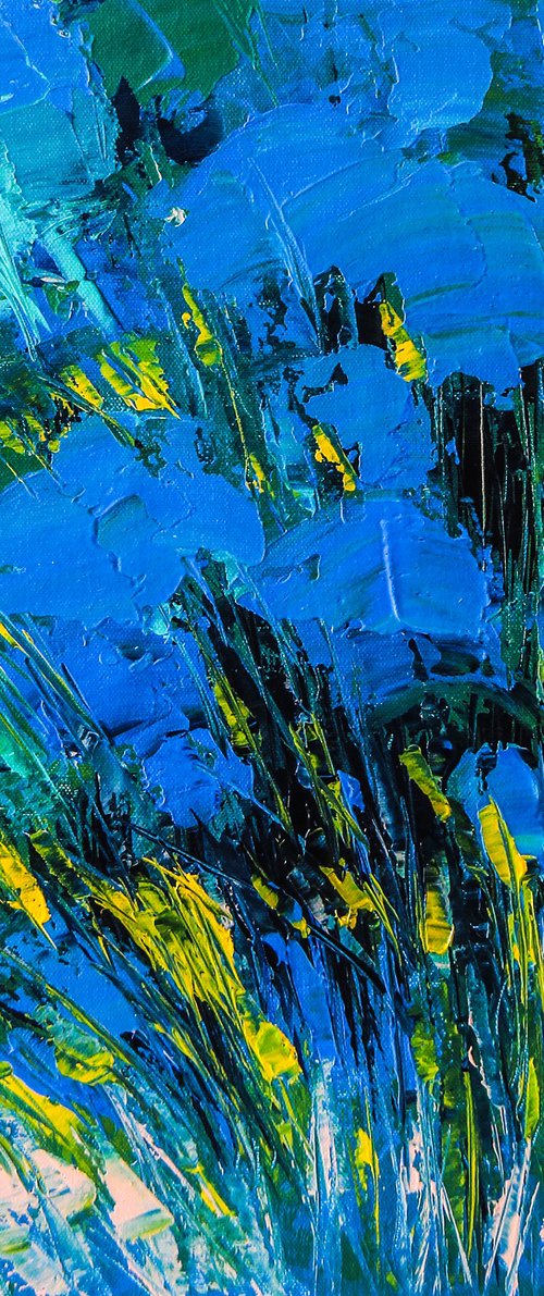 Forest of the Blue by ARTIST GURDISH  PANNU