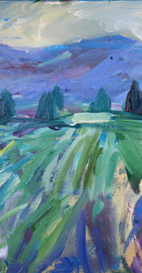 Purple Hazy Days by Elizabeth Anne Fox