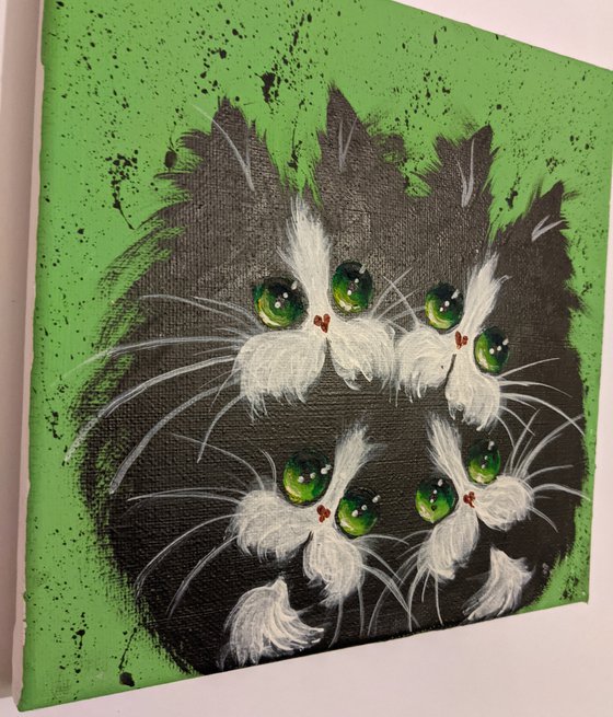 Green cats