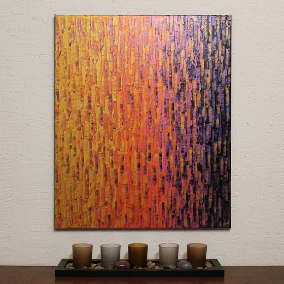 Gold orange pink gradient