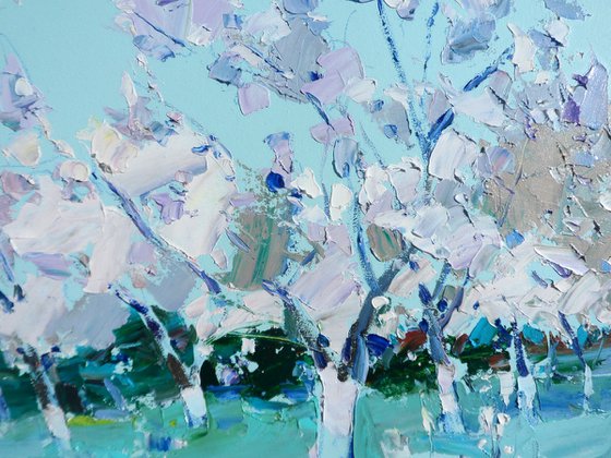 "  Gardens are blooming "