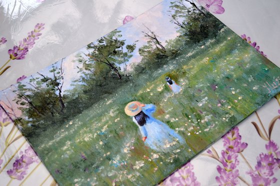 In the wildflowers