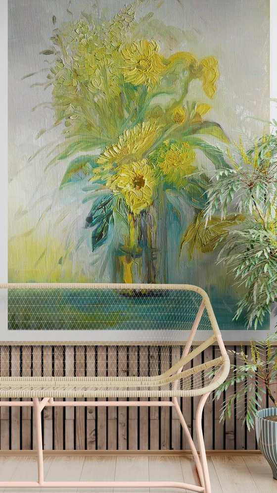 Spring Daffodils in a vase