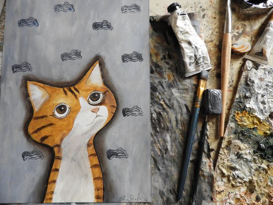 The cat and the clouds