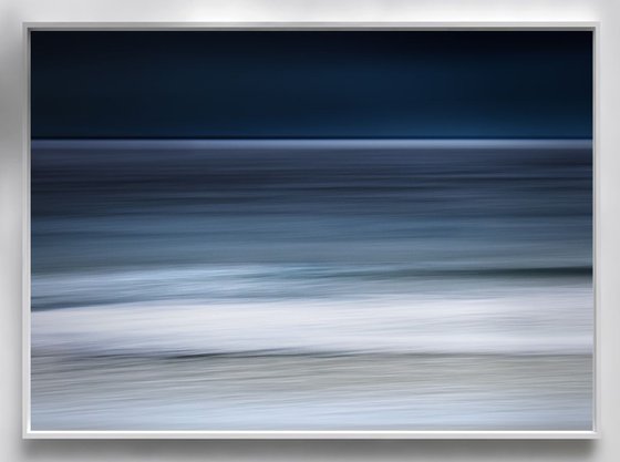 Enigma  - classic blue art on canvas