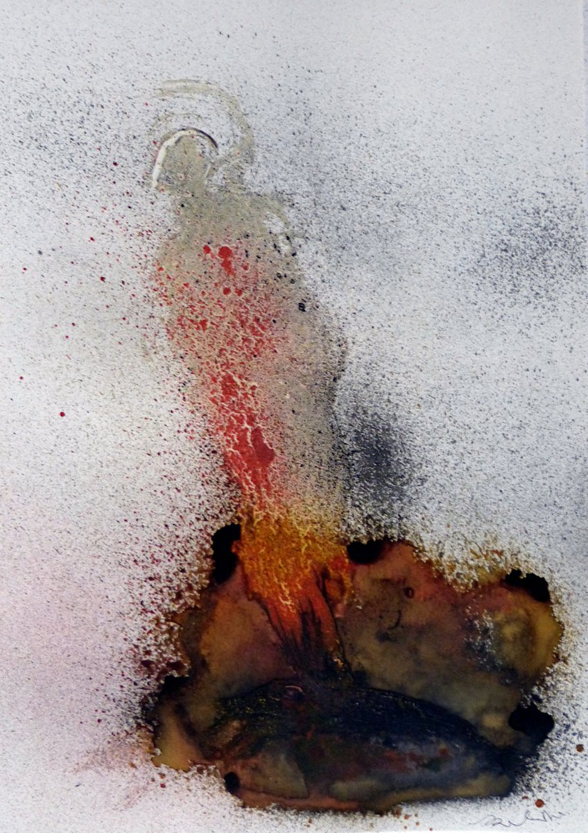 Expressive Portrait Ink Drawing By Frederic Belaubre, 8 X 11, Phantom 21-4, Original Artwork