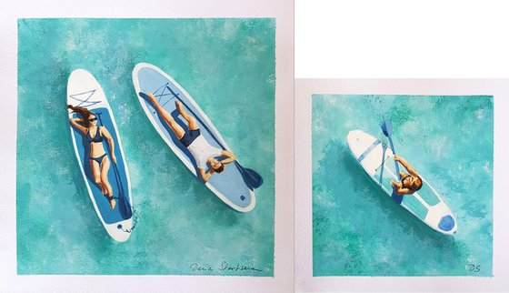 Slow Drifting Diptych