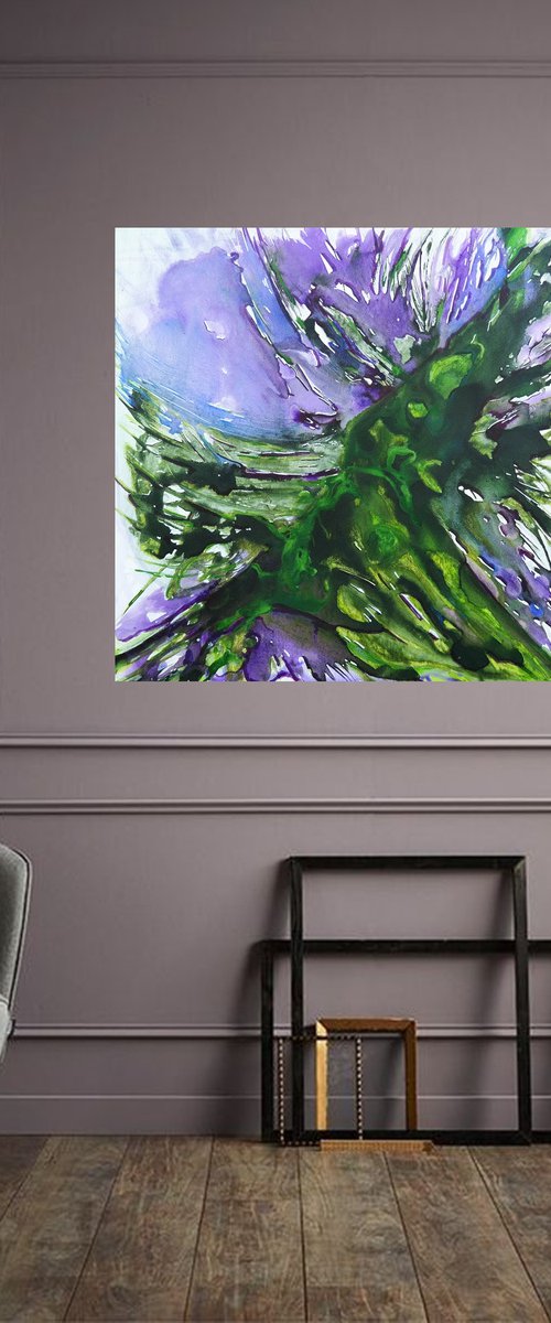 Fluid Lillies - Abstract Series by Danijela Dan