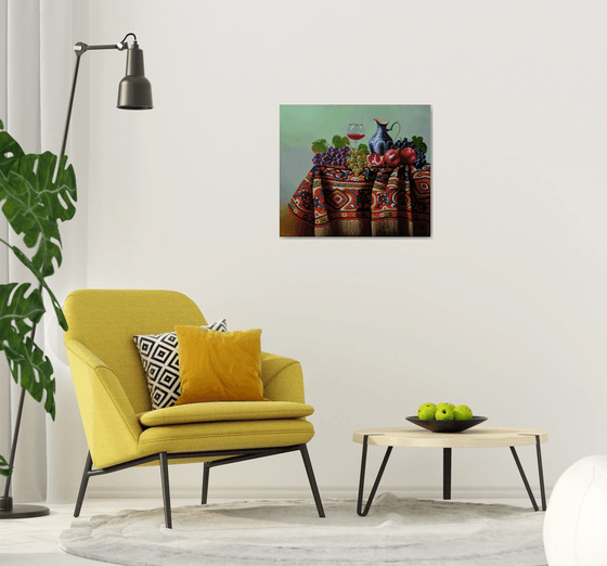 Still Life with Armenian Carpet