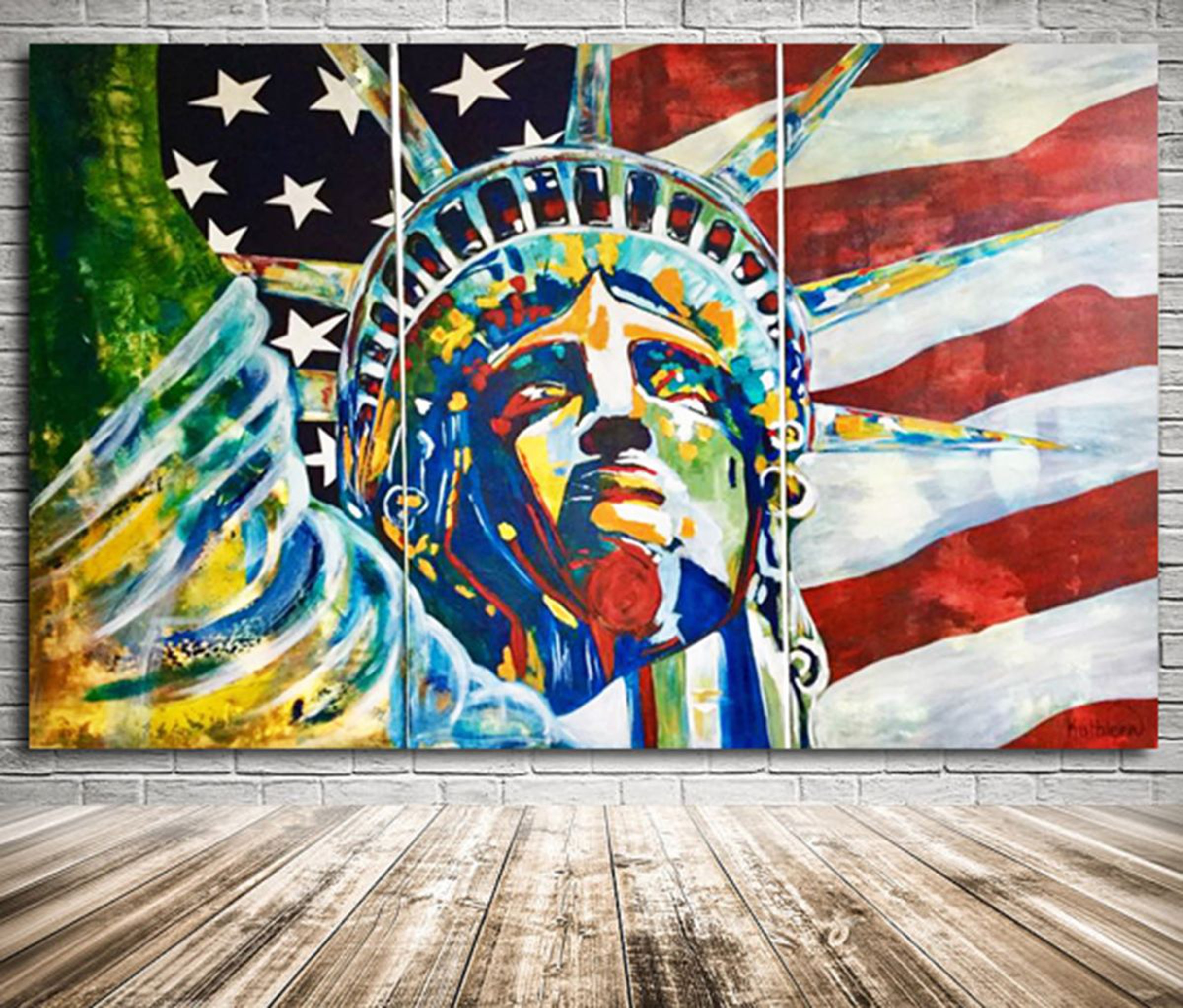 Statue Of Liberty Art Acrylic Painting New York Artfinder