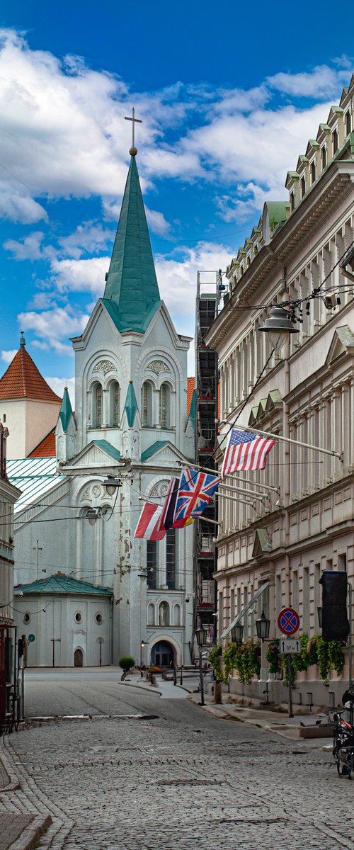 Detail of Riga, Latvia by Bruno Paolo Benedetti