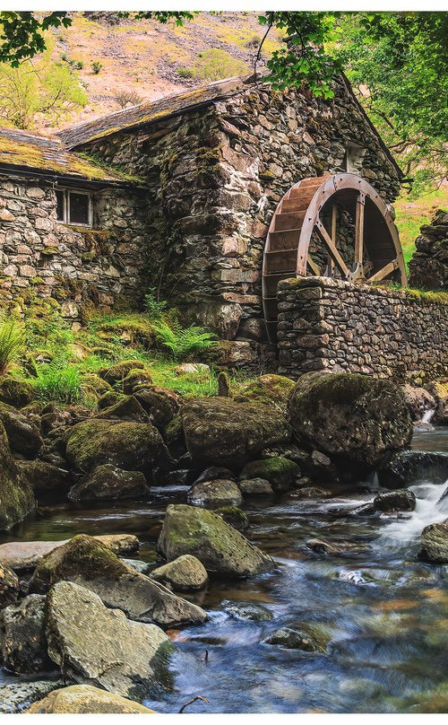 The Old Borrowdale Watermill - English Lake District by Michael McHugh