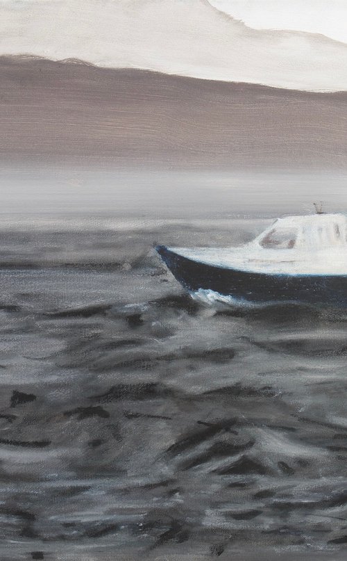 Boat in a Storm (Harris) by Martin Evans