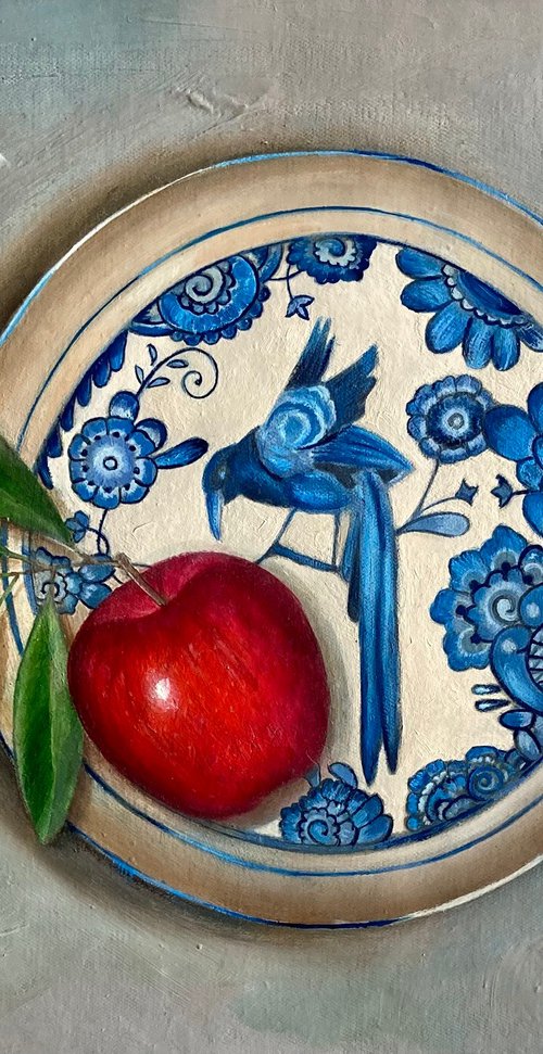 Apple and Bird by Priyanka Singh