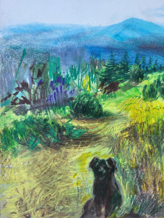The mountain path friend