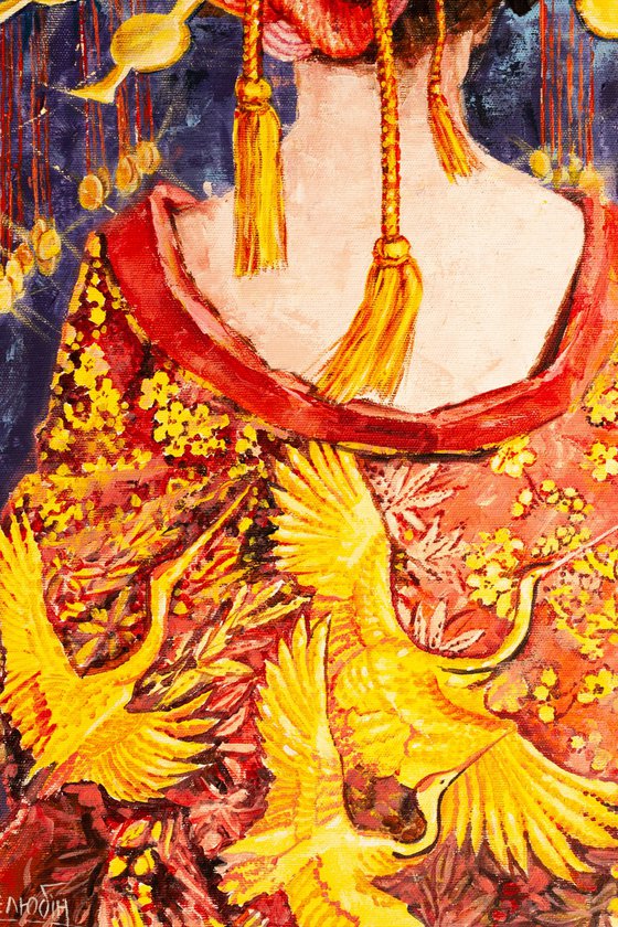 Woman in kimono