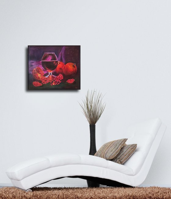 Гранаты и вино