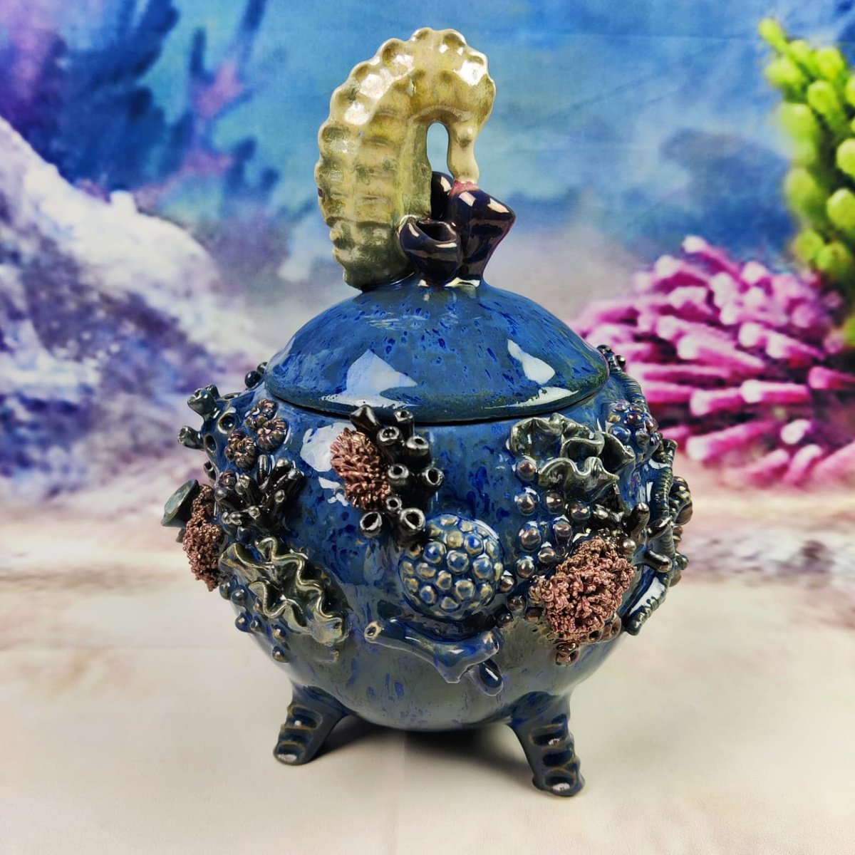 Ceramic | Box | Corals by Daiva Semionova