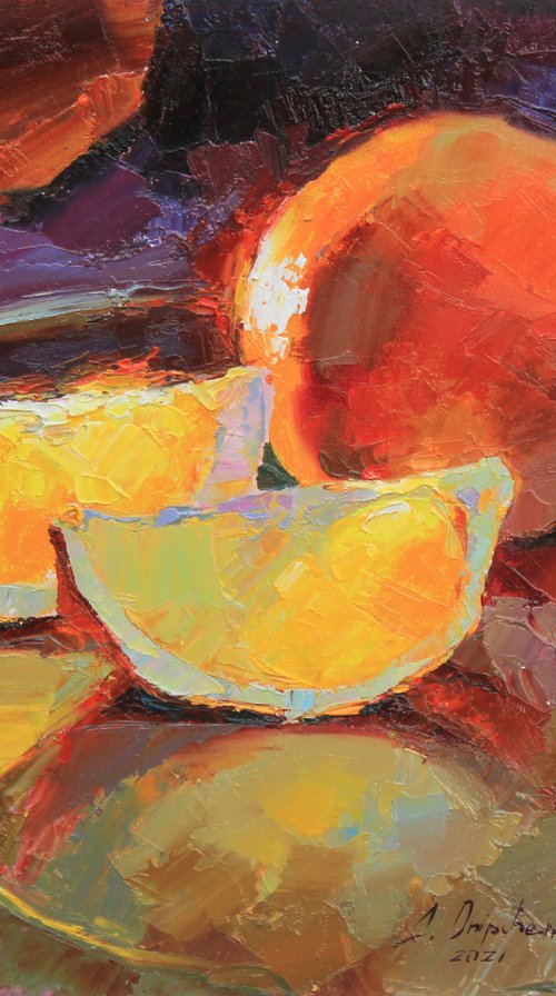 "Evening with orange" by Alisa Onipchenko-Cherniakovska